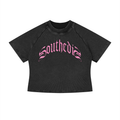 Women's Mineral Wash Crop T-Shirt