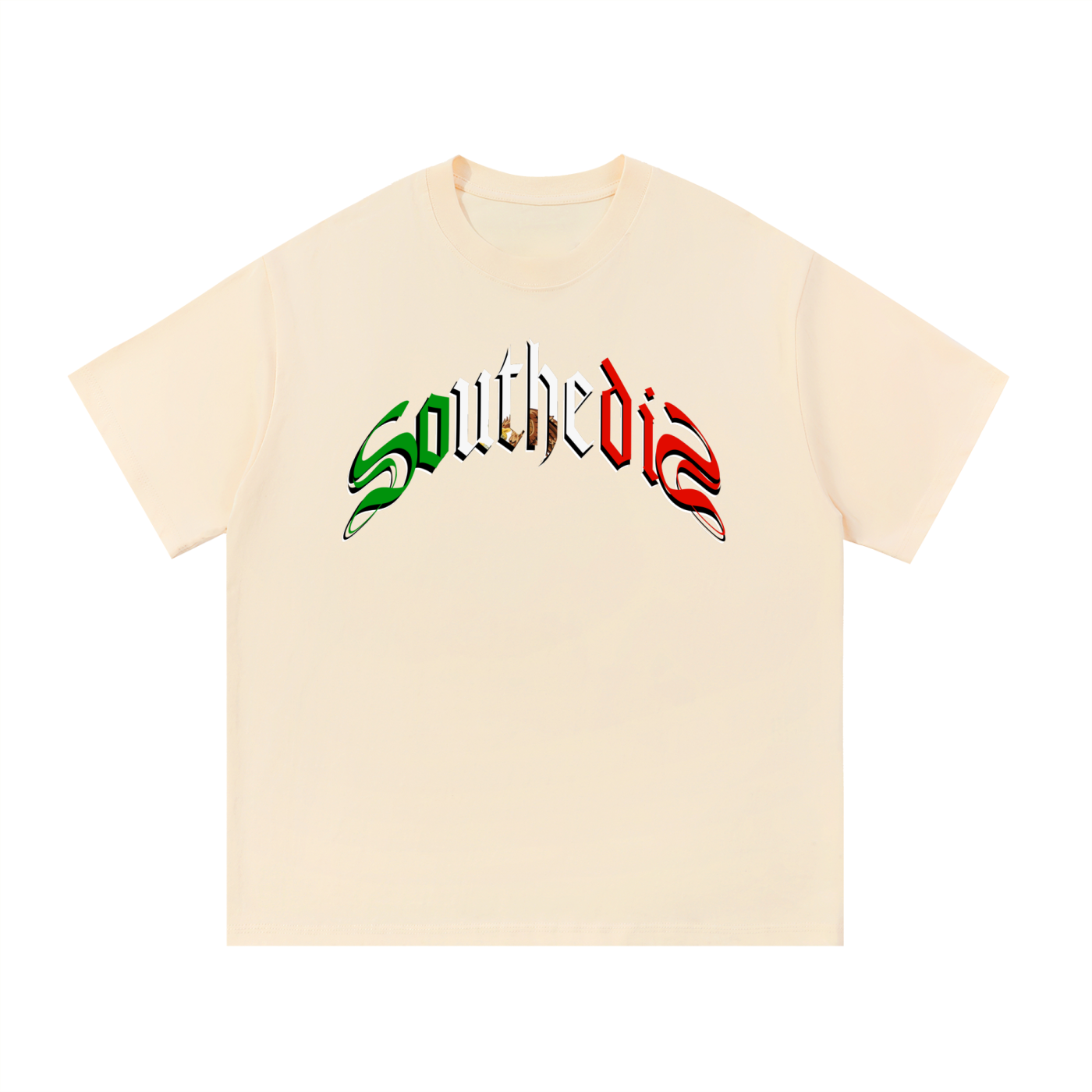 “Mexican Flag” Essential Cotton T-Shirt