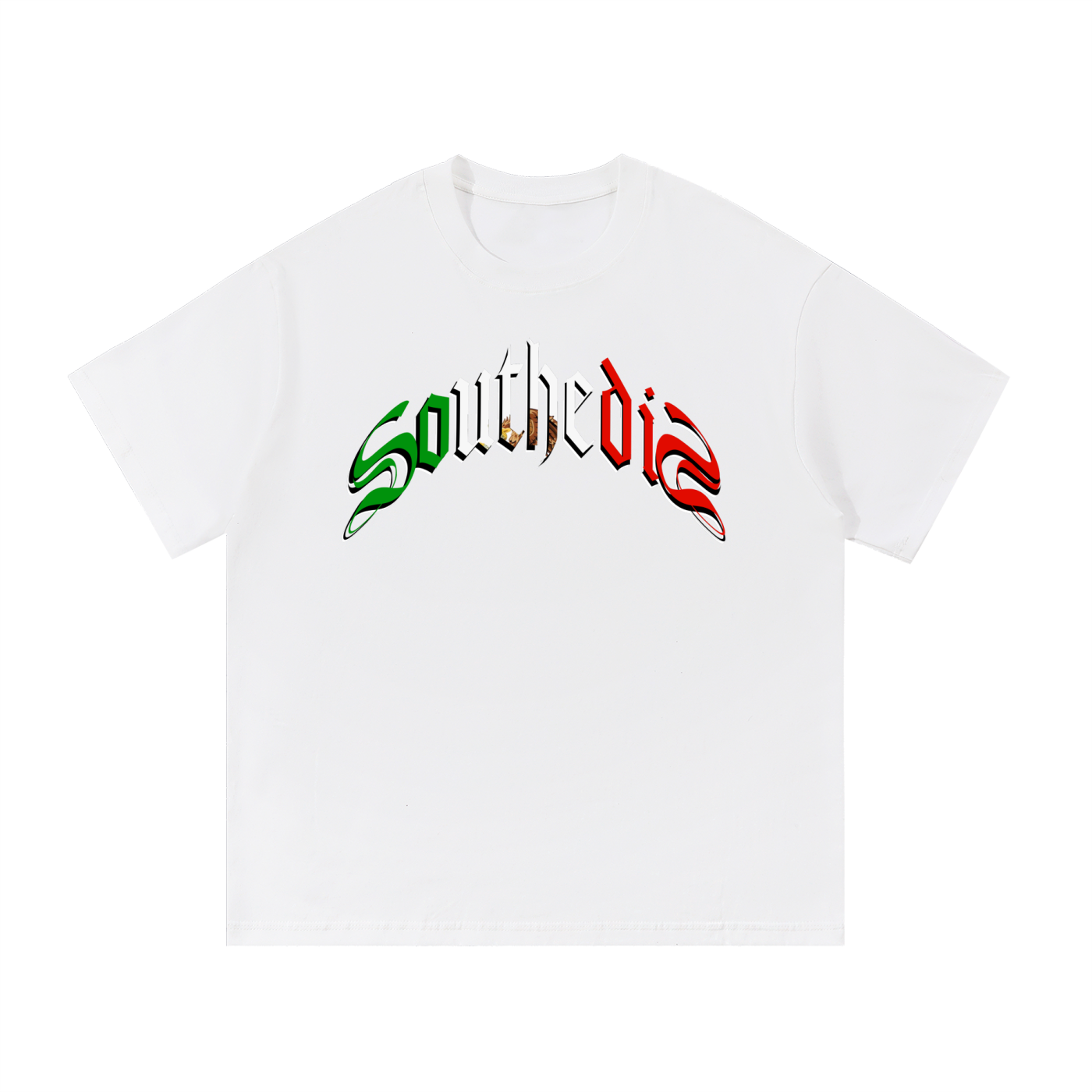 “Mexican Flag” Essential Cotton T-Shirt